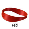 1/2/4pcs mix Neckline Hair Clipping Trimming Guide Stencil Curved Silicone Haircut Band Curved for DIY Home Haircuts Cutting Qme 1pcs red