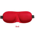 Eye Patch Women Men Soft Portable Blindfold Travel Sleep Eyepatch 3D Sleep Mask Natural Sleeping Eye Mask Eyeshade Cover Shade Qme Red