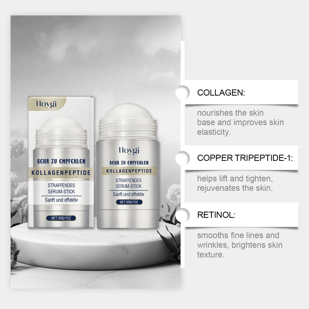 Collagen Essence Facial Firming Stick Fade Fine Lines Tighten Soothing Improve Dullness Brightening Retinol Face Cream Stick Qme
