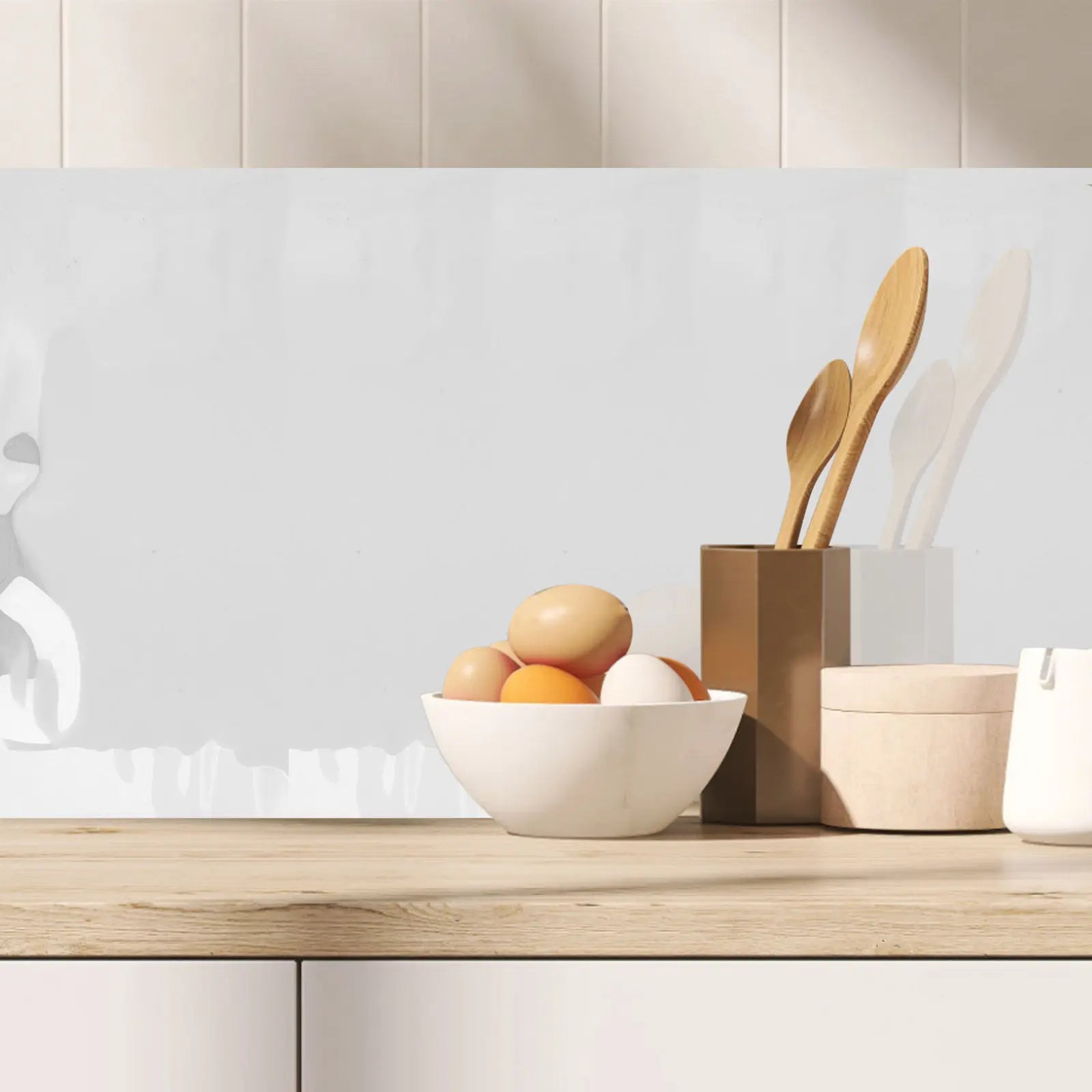 1 Roll Adhesive Wall Mirror Self-Adhesive Simple Design Easy Clean Pet Material Large Decorative Wall Mirror Sheet Bedroom Home Qme Default Title
