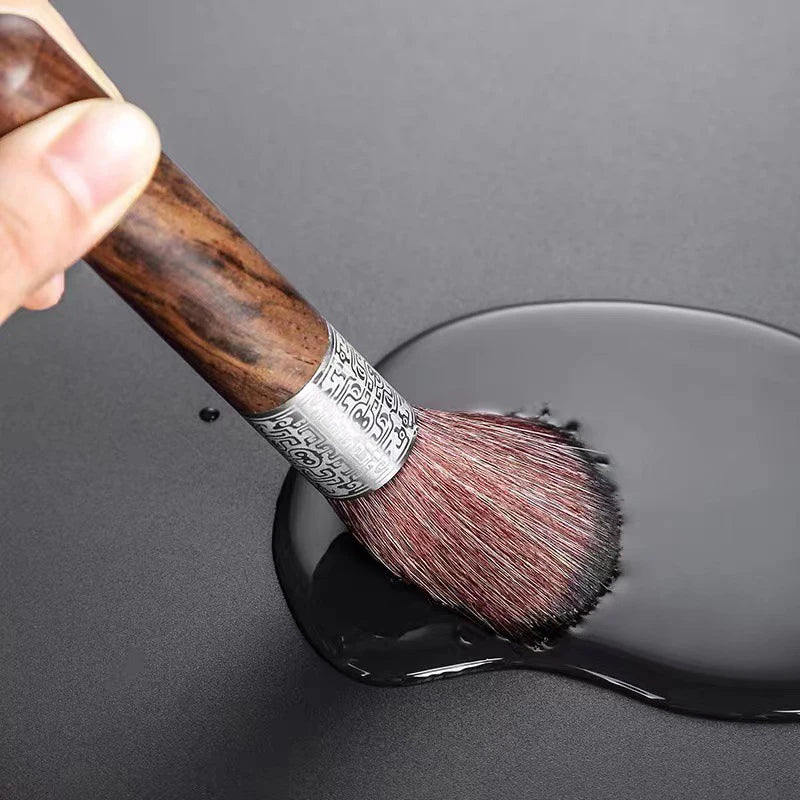 Wooden Espresso Black Coffee Powder Washing Brush For Coffe Filter Maker Barista Cleaning Grinder Cafe Tools Qme