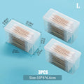 Jewelry Organizer Container Dust-proof Accessories Box Portable Qme L 3PCS