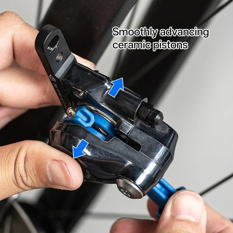 Steel Bicycle Brake Pad Spreader Tool 360 Rotatable Bike Oil Disc Qme