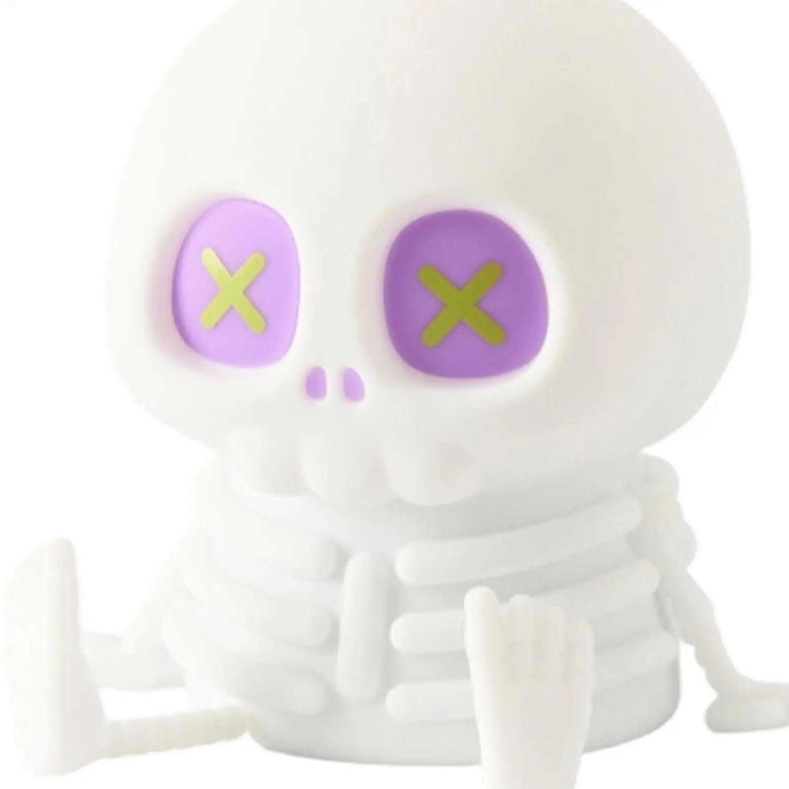 Skeleton Night Lights Cute Nightlight Halloween Decor Bedside Lamp For Halloween Party Indoor Home Bedroom Dorm Apartment Table Qme