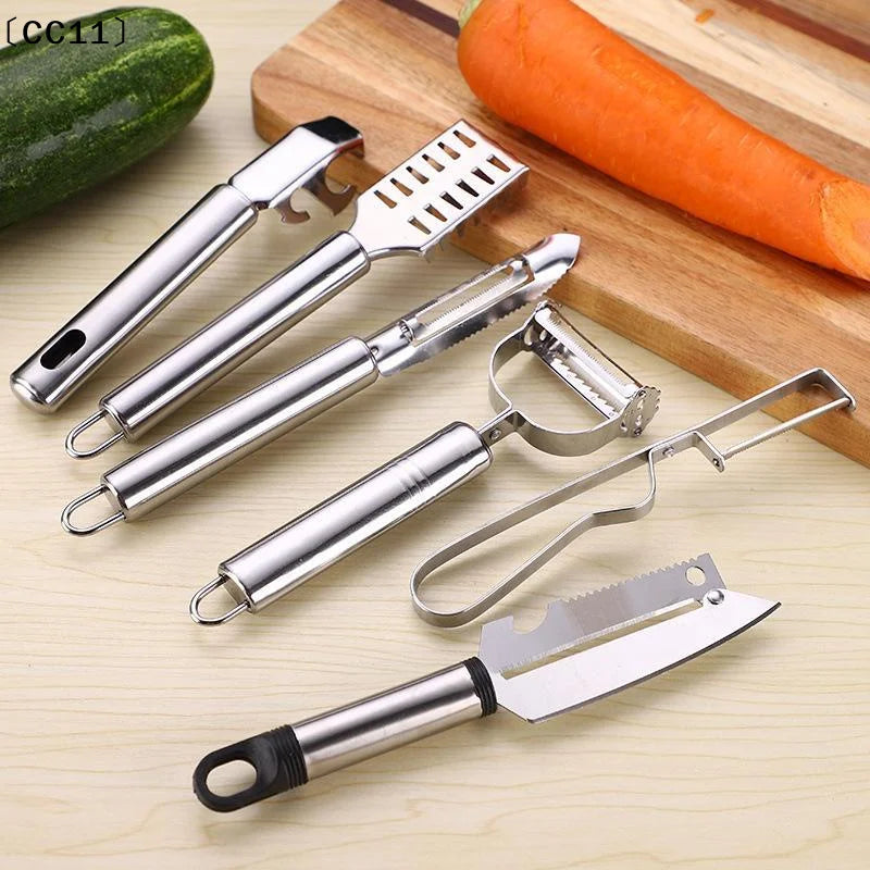 Stainless Steel Fruit Peeler Fish Scale Scraper Vegetable Carrot Qme