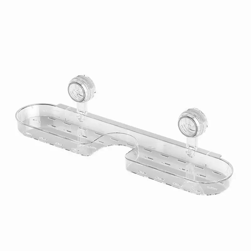 Punch-free Suction Cup Washbasin Storage Rack Self-distribution Qme A1