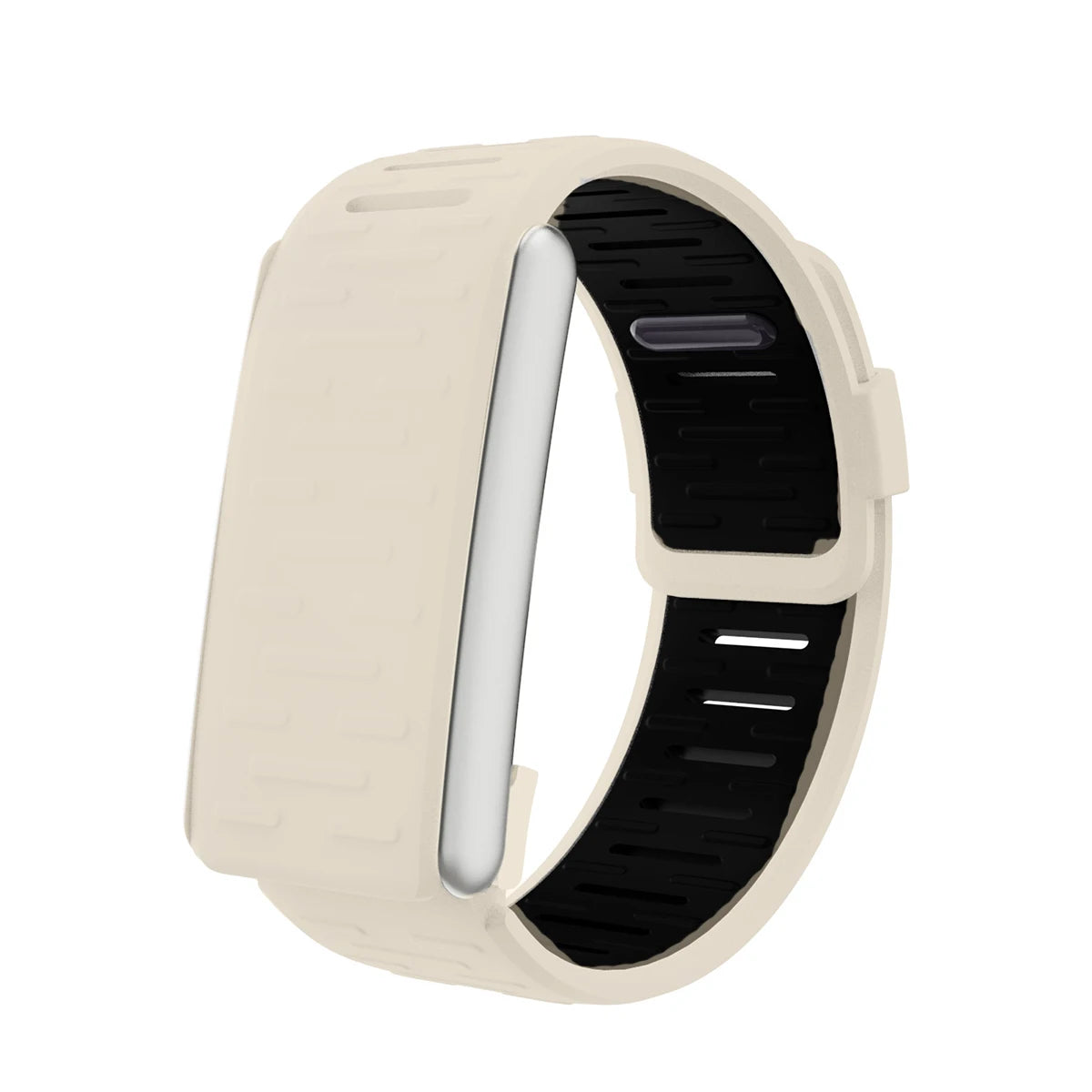 Silicone Sport Bands for Whoop5.0MG Strap Brecelet Adjustable Watch Strap Replacement Correa Breathable Straps for Whoop5.0 Band Qme Black Gray-5.0