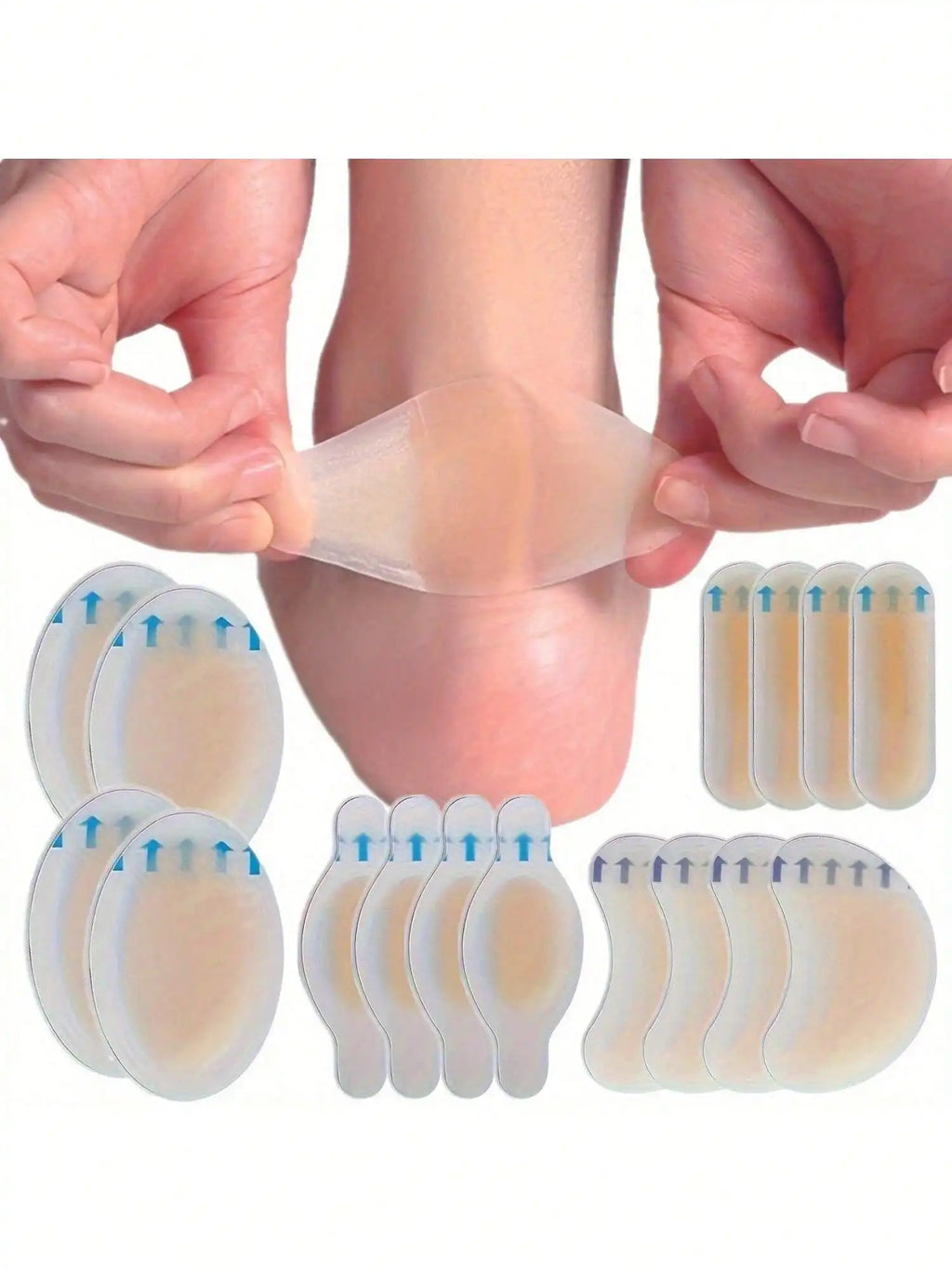 Water Gel Foot Patch Designed Specifically Blister Heel Protection Qme
