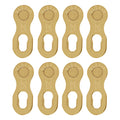 Bike Chain Link 4Pair Steel Bike 12Speed Chain Missing Link Connector Parts Cycling Accessory Chain Link Bike Chain Part Qme YELLOW