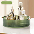 Luxury Plastic Rotating Organizer Cosmetic Storage Box Fruit Tray