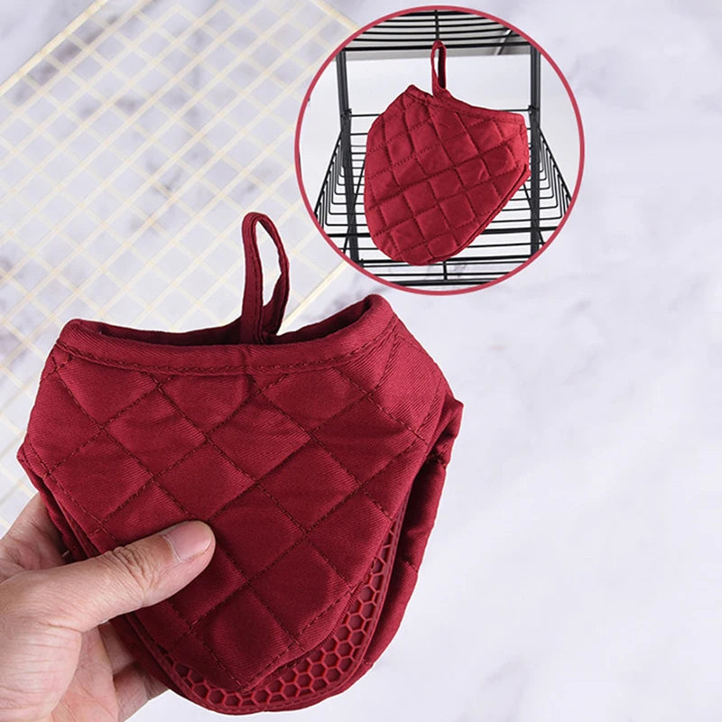 Anti Scald Oven Gloves Kitchen Multi Purpose Fish Shaped Silicone Qme