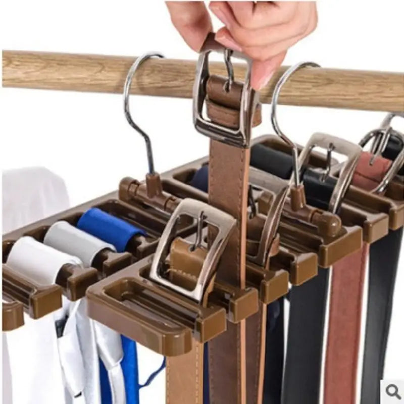 Rotating Organizer Rack Multifuctional Scarf Hanger Home Closet Qme