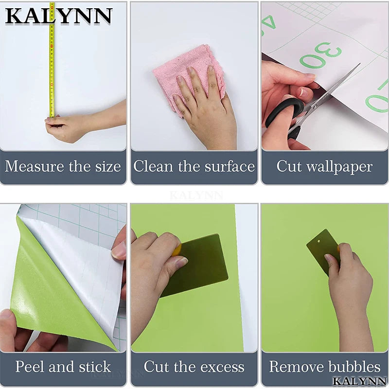 Shiny Green DIY Decorative Film PVC Self Adhesive Wall Paper Qme