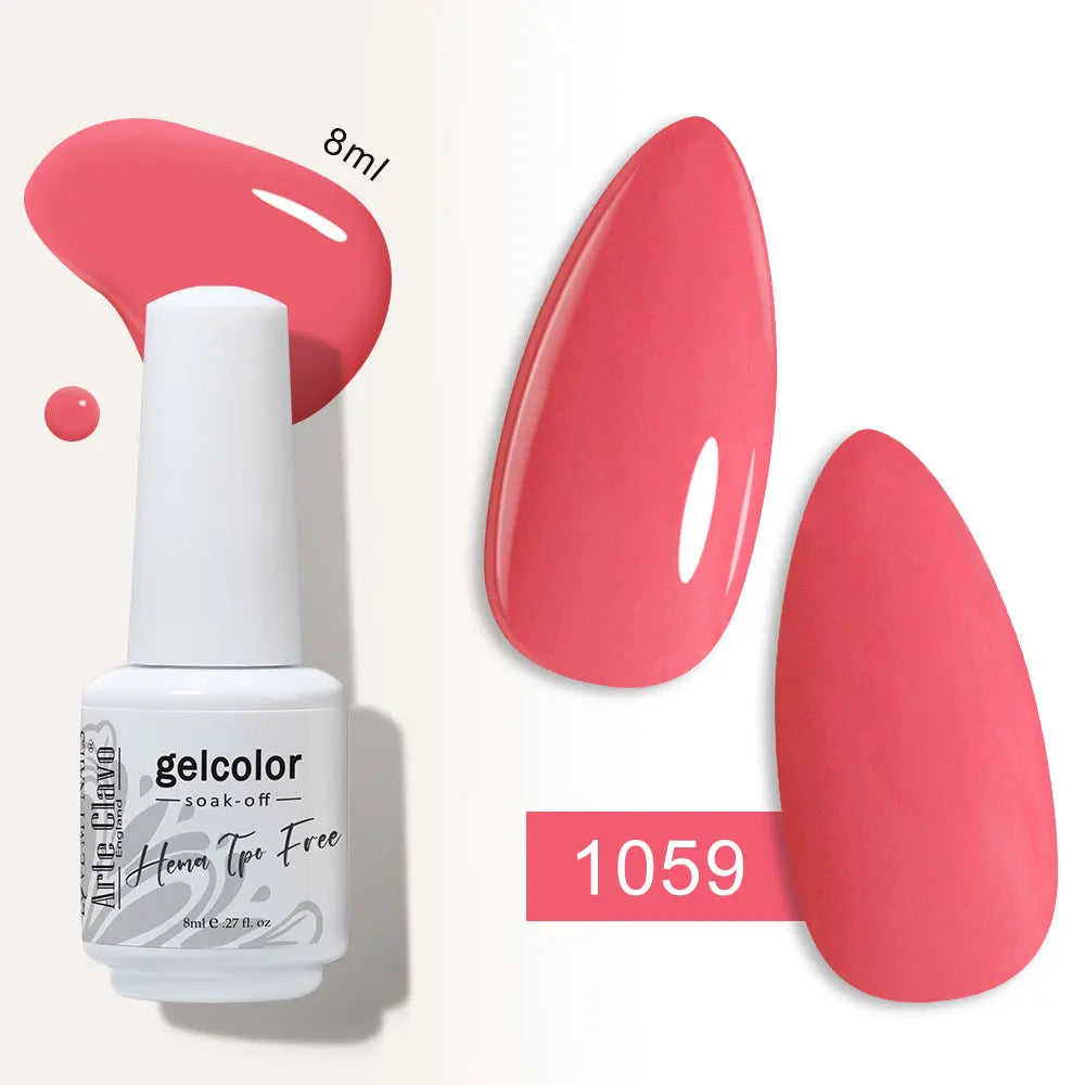 Arte Clavo Semi-permanent Gel Nail Varnish 180 Colors Semipermanent