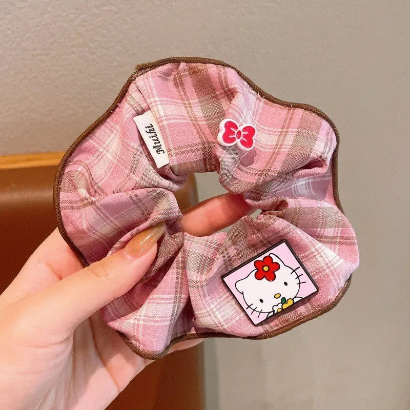 Hello Kitty Kuromi Hair Accessories, Melody School Hair Ties—Excellent Elasticity, Gentle on Hair Qme 1
