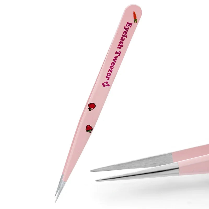 6 Types False Eyelash Tweezers Stainless Steel Anti-static Pincet Qme F China Mainland