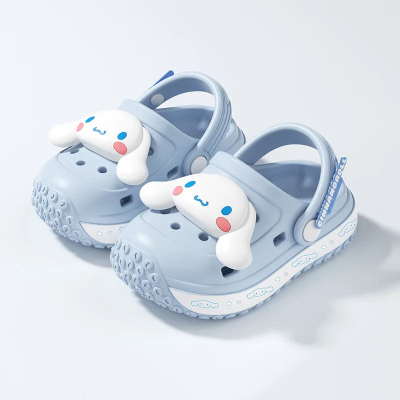 Hello Kitty Kuromi Cartoon Hole-Patterned Shoes Cute, Non-Slip Slippers for Students Beach and Outdoor Sandals Qme 1 130mm