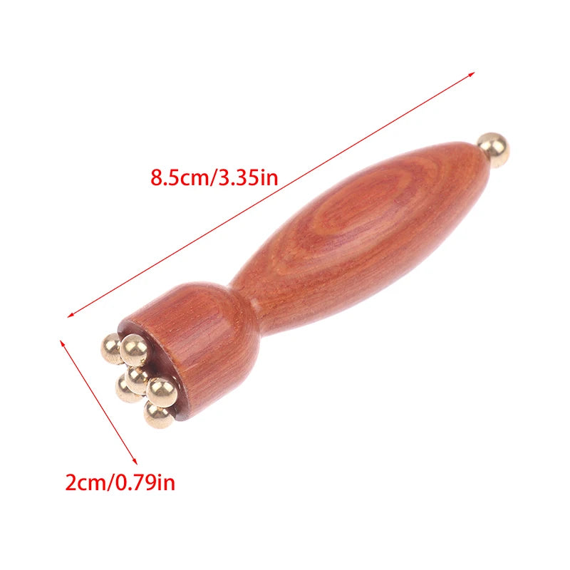 Handheld Lotus Seedpod Beauty Professional Brass Rosewood Facial Gua Qme A