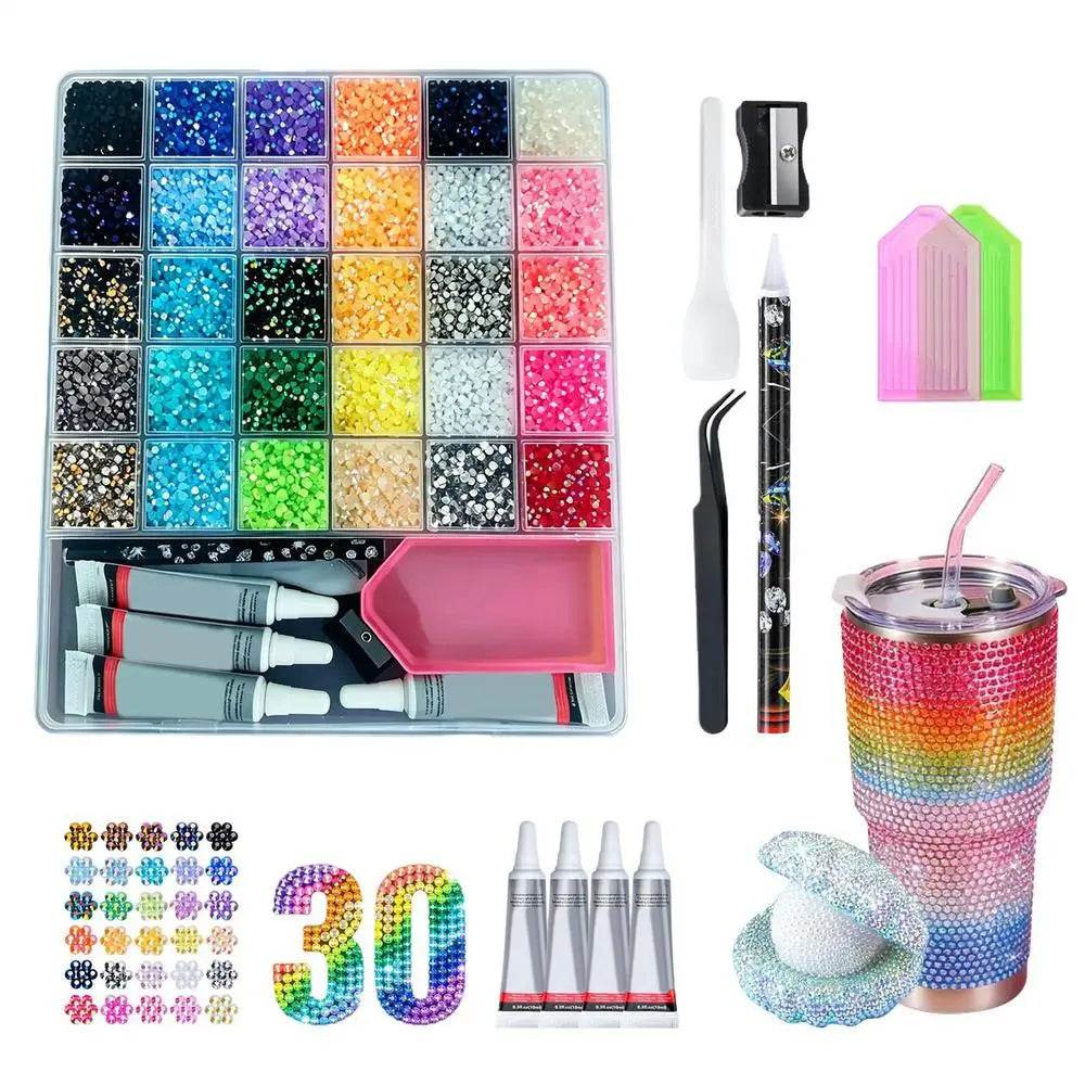 Rhinestones Bedazzling 40000 Art Making Crafts Beads Flatback Qme China Mainland 01
