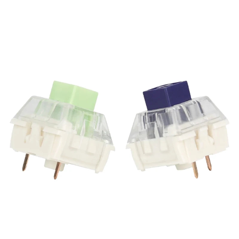 Kailh Box Jade Navy Keyboard Switch Clicky Tactile Switches DIY Mechanical Keyboard SMD RGB MX 3 Pins Switch Custom Gaming PC Qme