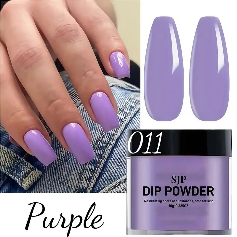 Acrylic Powder Series Red White Purple Glitter Sequins Professional Qme Purple