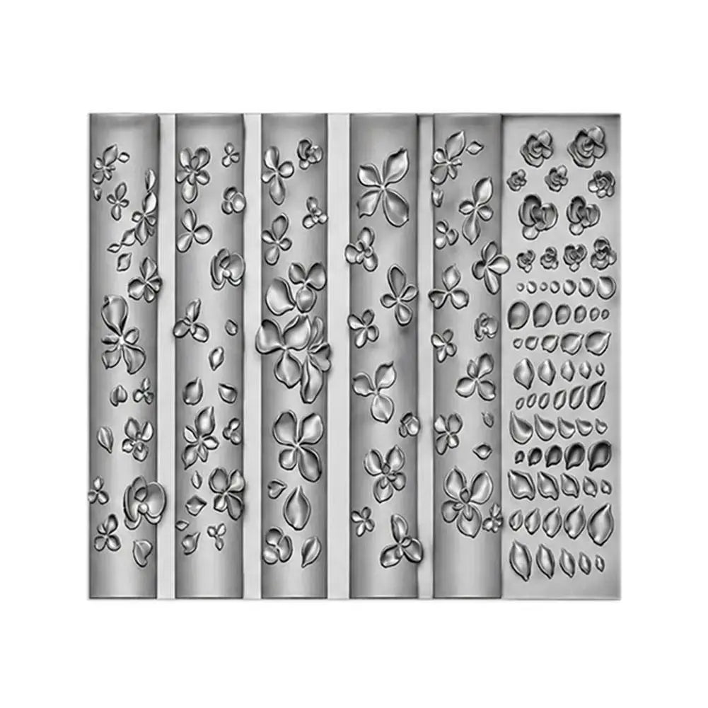 Flower Petals Silicone Nail Art Molds Women DIY 3D Resin Design Qme A-S