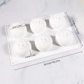 6-Cell Blueberry Raspberry Design French Fruit Mousse Mould Silicone Qme A3