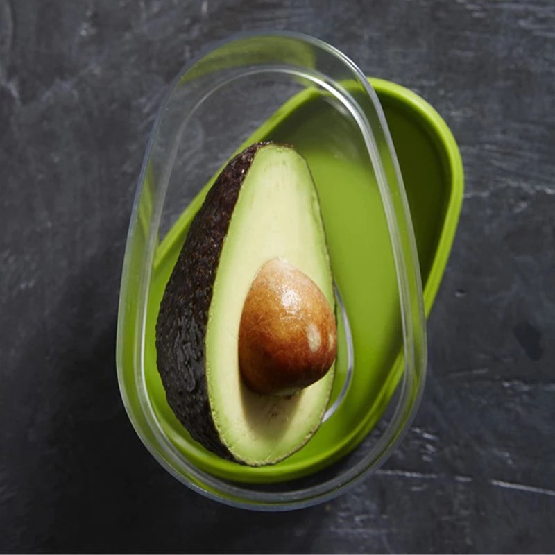Avocado Food Storage Box Space Saver Plastic Fruit Container for Home Tool Kitchen Crisper Vegetable Organizer Bag Qme
