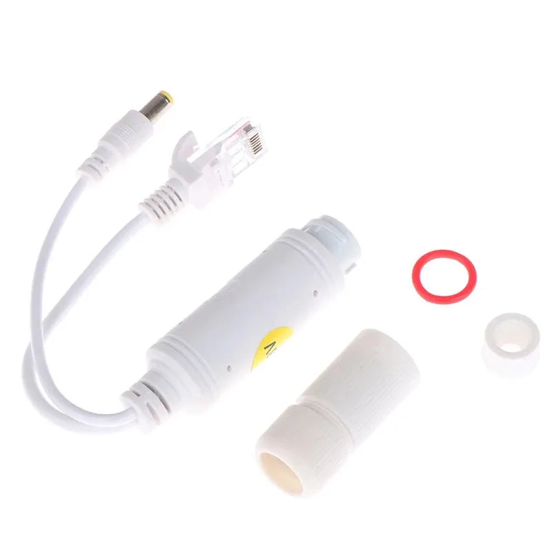 2PCS PoE Splitter Outdoor Waterproof 48V to 12V 14W IP Camera Power Supply Module for National Standard Qme