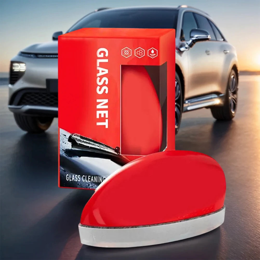 Glass Cleaning Board Car Windshield Water Spots Stain Removal Paste Car Glass Cleaning Mouse Car Cleaning Detailing Qme