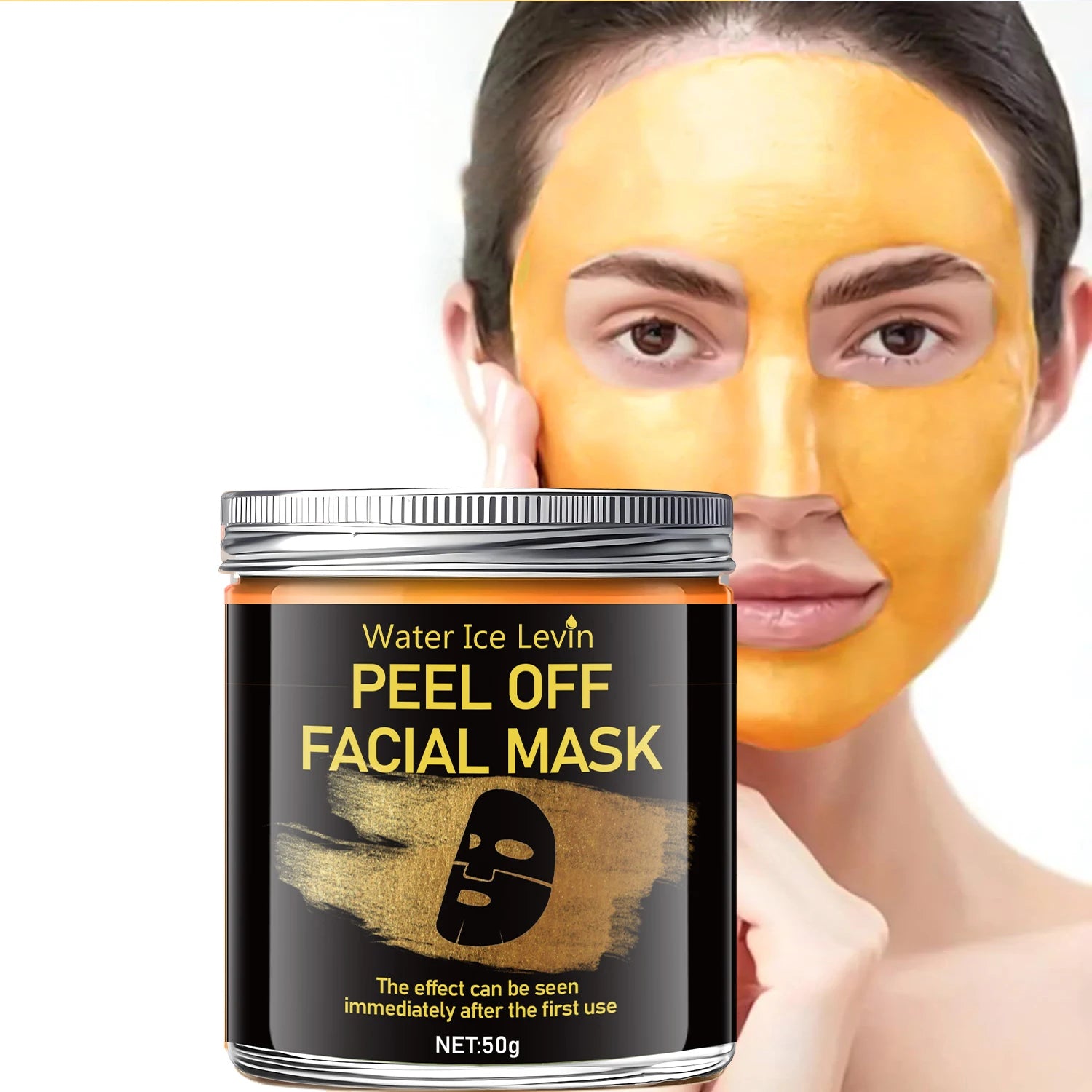 Turmeric Vitamin C Retinol Mask, Moisturizes and Smoothes the Skin, Makes Skin Smooth and Delicate, and Infuses the Source of Moisture Qme