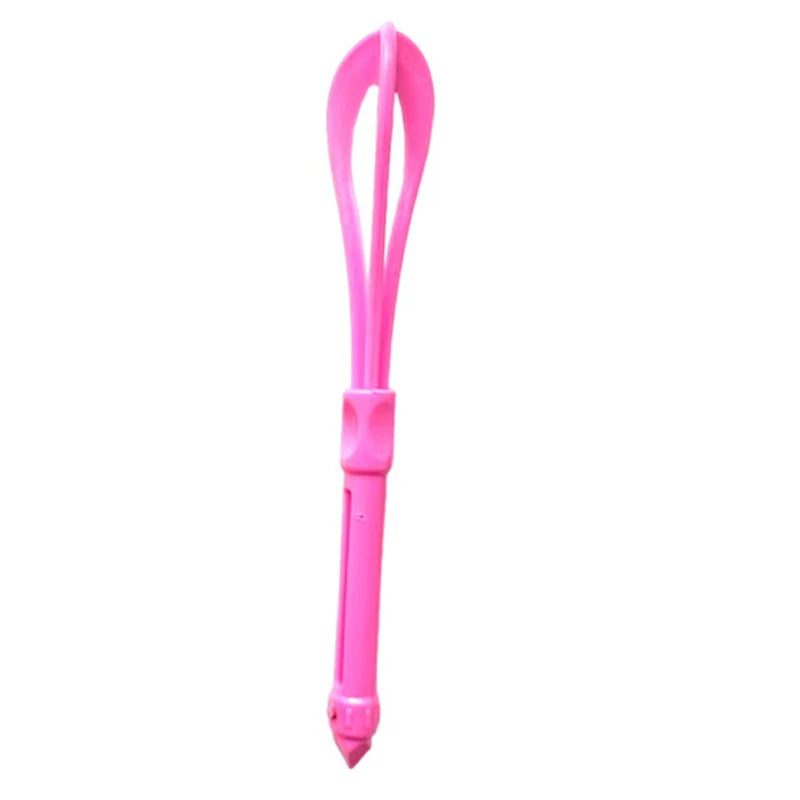 Multifunctional Hairdressing Cream Whisk Barber Accessories Hair Qme Rose red