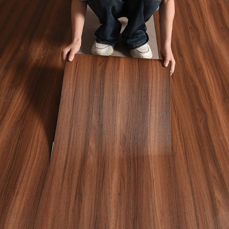 40CM Thickened Wood Grain Self adhesive Floor and Wall Sticker Background Wall Decoration for Bedroom Kitchen Living Room Qme