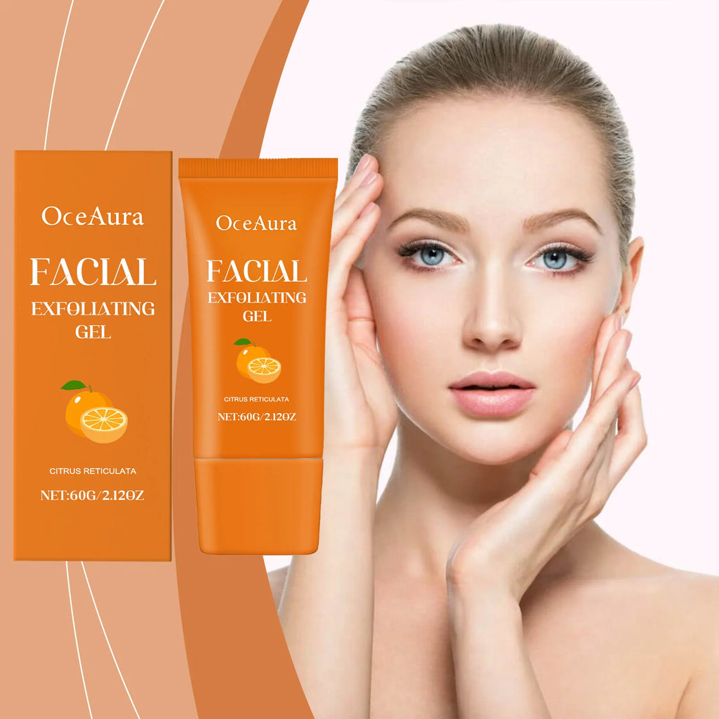 Orange Exfoliating Gel Brighten Facial Exfoliant Lighten Dark Skin Qme