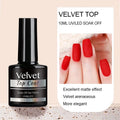 Arte Clavo UV LED Gel Nail Polish Base Primer Coat Varnishes Qme 10ml-VELVET-TOP