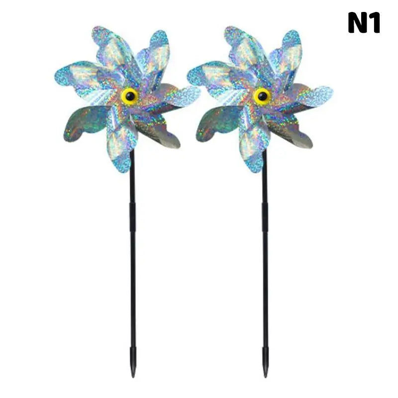Creative Outdoor Garden Lawn Yard Decoration Bird Repellent Windmill Qme 1