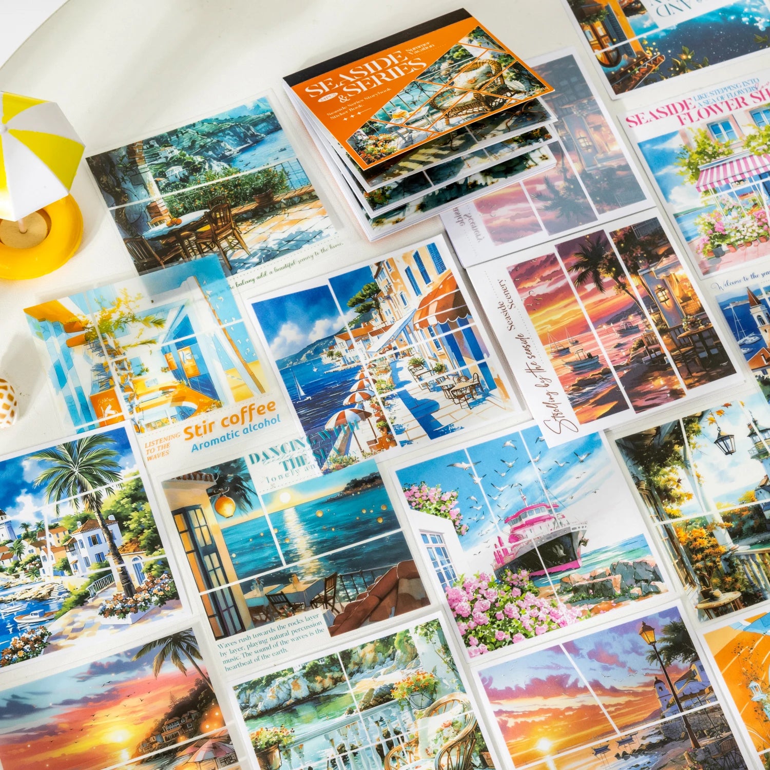 Beautiful scenery 24/120 sheets Aesthetic Stationery Decorative Sticker Book DIY Journal Stickers Kids Gift Scrapbook supplies Qme