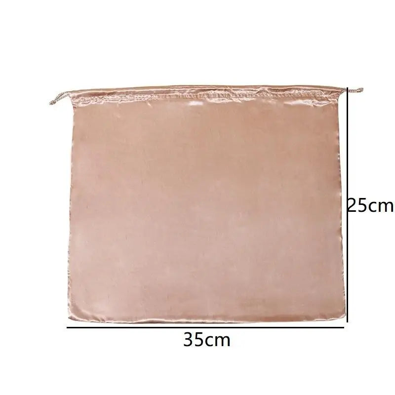 Dustproof Travel Drawstring Pouch Thick Dust Cover Storage Bags Qme S Pink