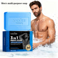 Men's Three One Bath Perfume Soap Witch Hazel Aloe Moisturizing Oil Qme 100g
