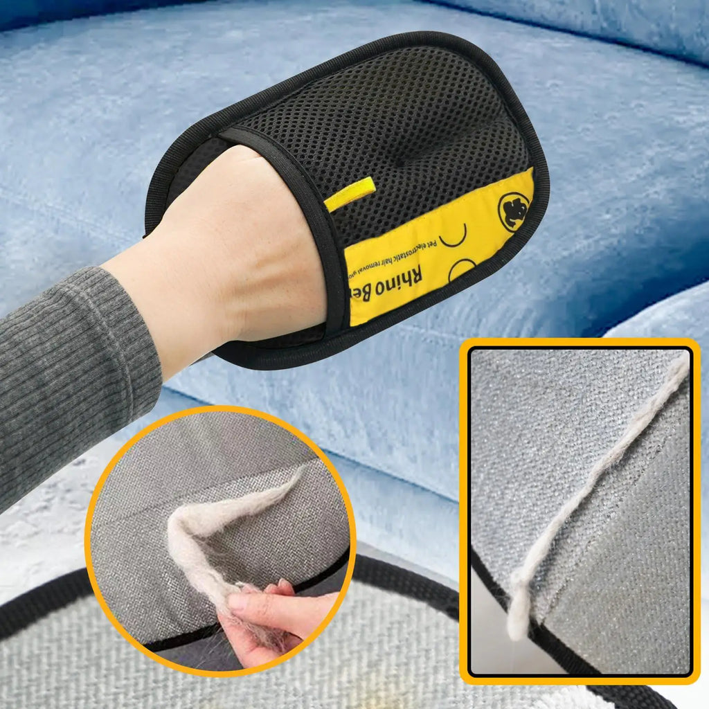 2pcs Cat Hair Remover Glove Pet Static Hair Removal Gloves Reusable Efficient Grooming Brush Dog Cleaning Supplies for dog Qme