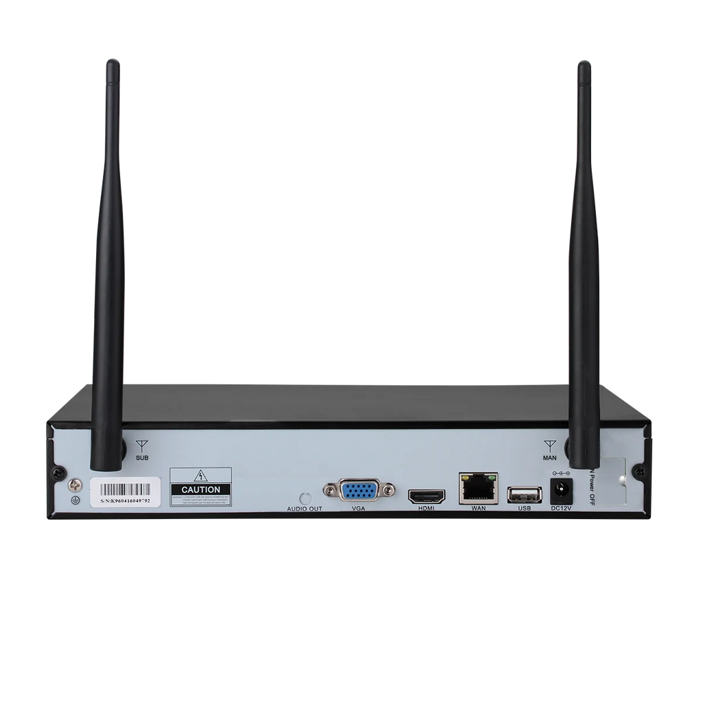 ESCAM WNK404 4CH 1080P Outdoor IR Video Wireless Surveillance Security IP Camera CCTV NVR System Kit Qme