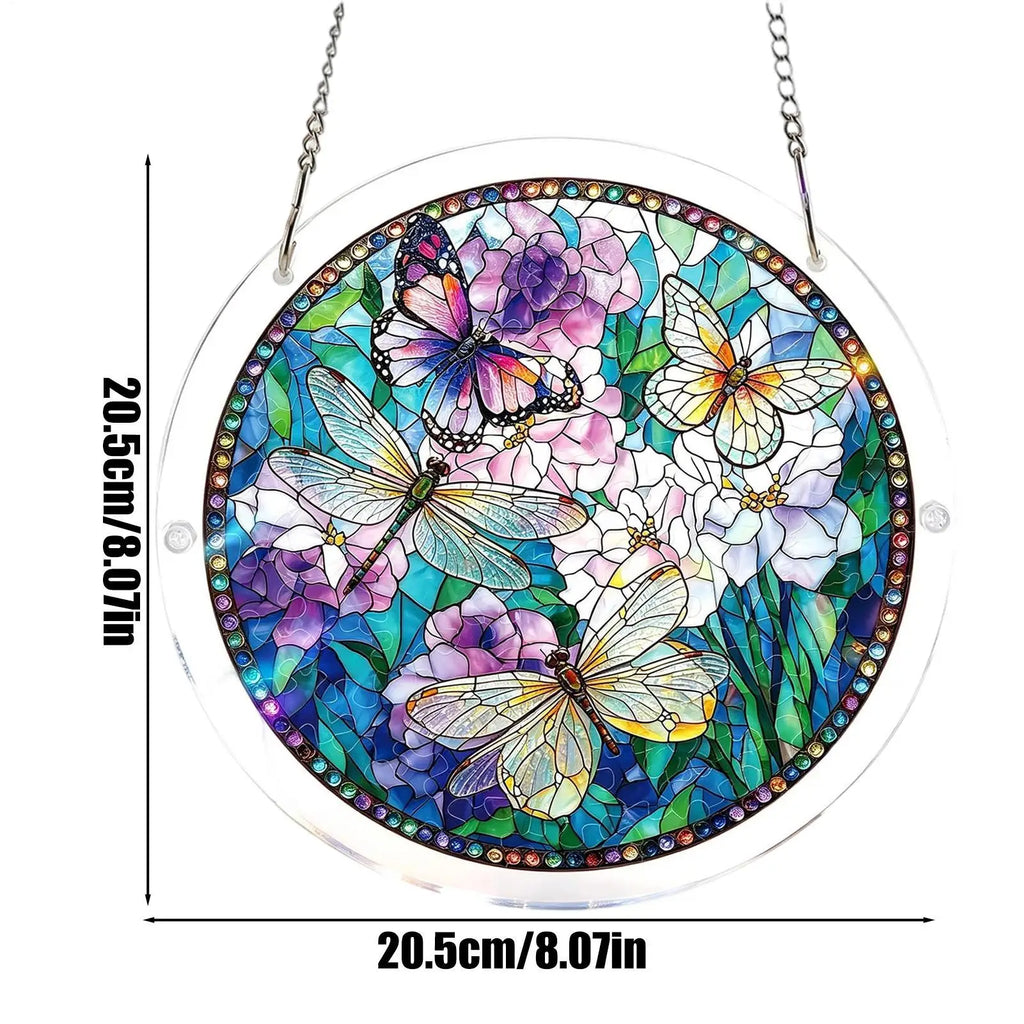 Rainbow Maker Acrylic Puzzle Aesthetic Light Catcher Tree Ornaments Qme