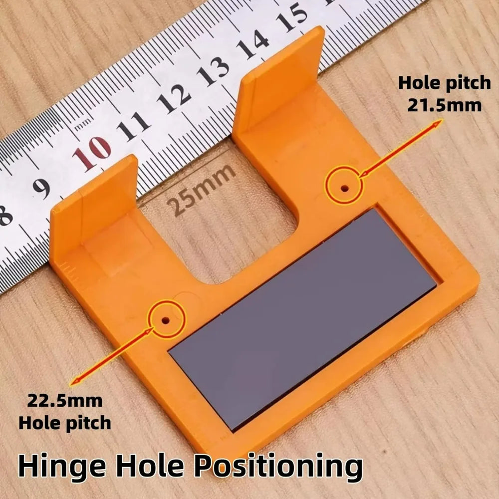 Magnetic Hinge Quick Installation Locator Cabinet Door Seam Fixing Plate for Home Woodworking Furniture Repair Accessories Qme