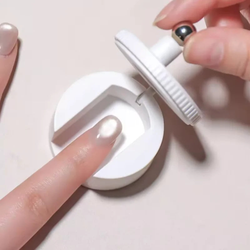 Rotating Automatic Glass Bead Cat's Eye Magnet Beginner Friendly Super Strong Magnet Rotating Cat Eye Nail Magnet Qme