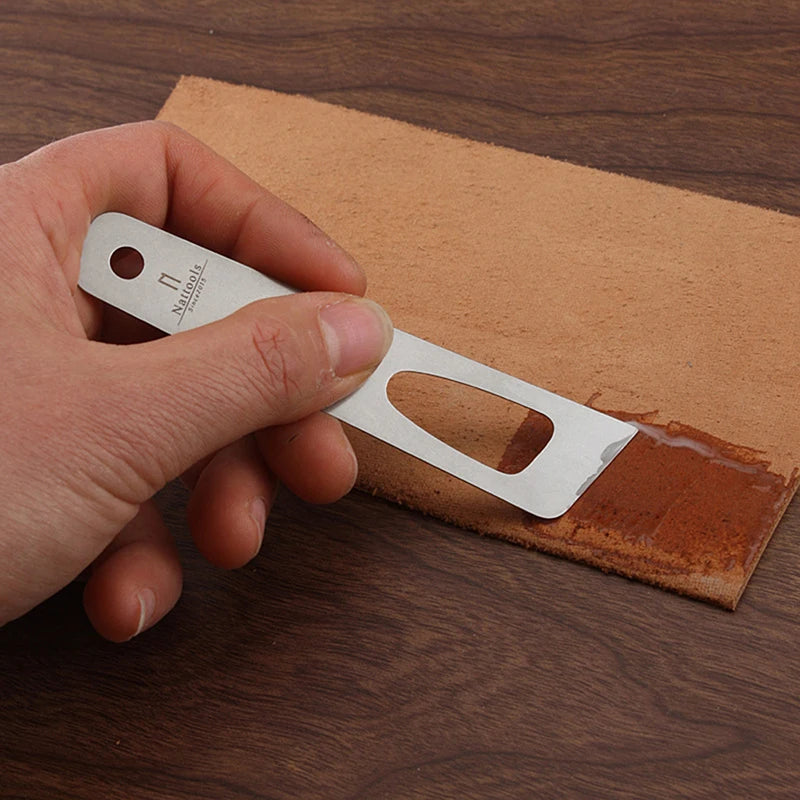 Stainless Steel Leathercraft Gumming Glue Tool DIY Handmade Sewing Qme