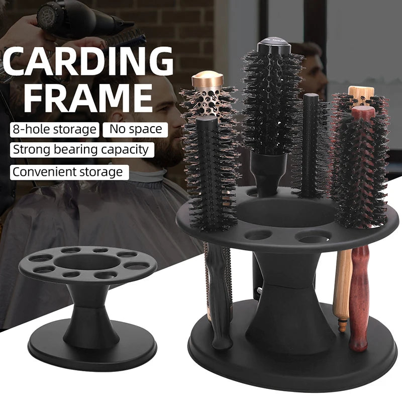 Barber Hairdressing Scissors Combs Tools Holder Storage Box Barbertop Qme
