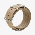 Nylon Watch Strap 22mm Canvas Replacement Watch Band Stainless Steel Buckle Waterproof Sports Wristband For Men Women Watches Qme Khaki