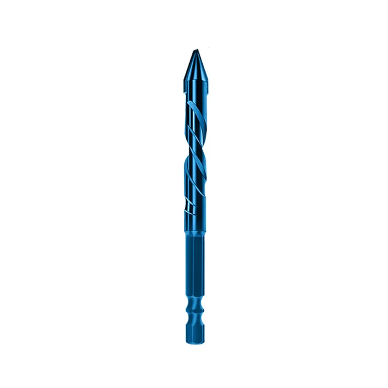 A02F-30Pcs High Hardness Eccentric Drill Precision Drilling 6Mm Glass Tile Punching Rock Slab Triangle Drill Bit Qme