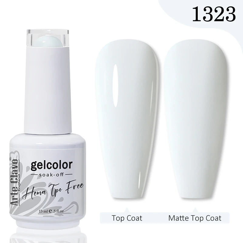 Arte Clavo Jelly Series Semi-transparent Light Pink Peach Gel Nail