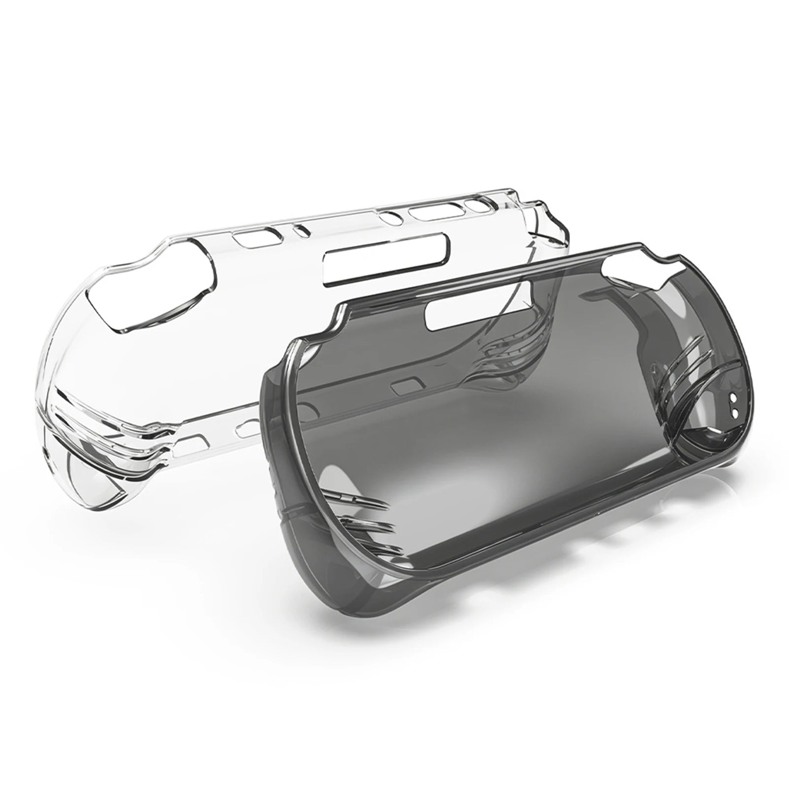 For RG VITA Transparent TPU Protective Case Anti-Scratch Clear Game Console Case Non-Slip Soft Handheld Console Shell Qme